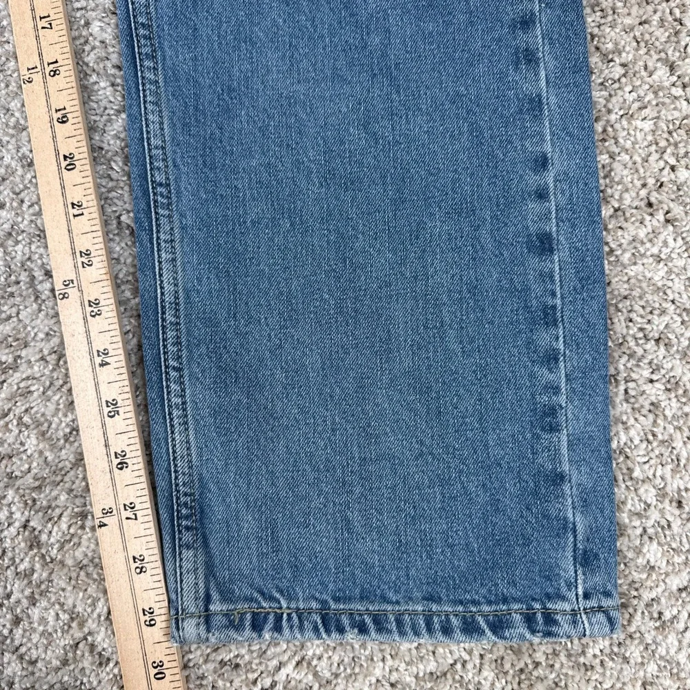 Levis 505 Regular Fit Jeans‎ Mens 38x30 Blue Medium Wash Straight Leg Denim